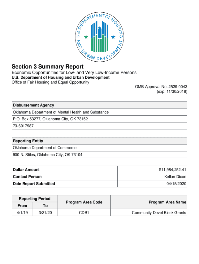 Section 3 Summary Report