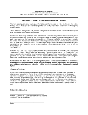 Telehealth Consent Form The Struggle is Real