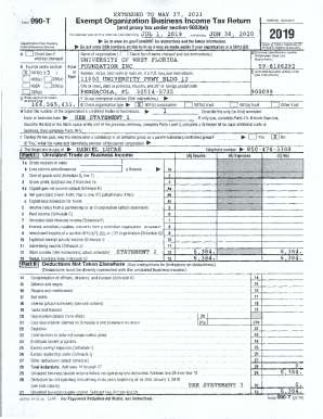 Fillable Online Instructions for Form 990-T (2020) - IRS tax forms Fax
