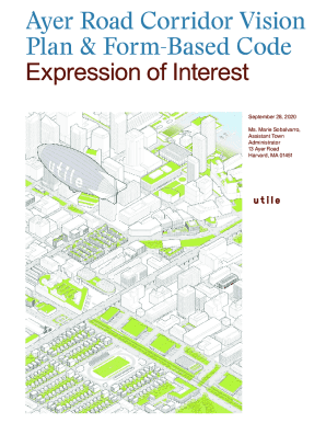 Fillable Online Ayer Road Corridor Vision Plan & Form-Based Code ...