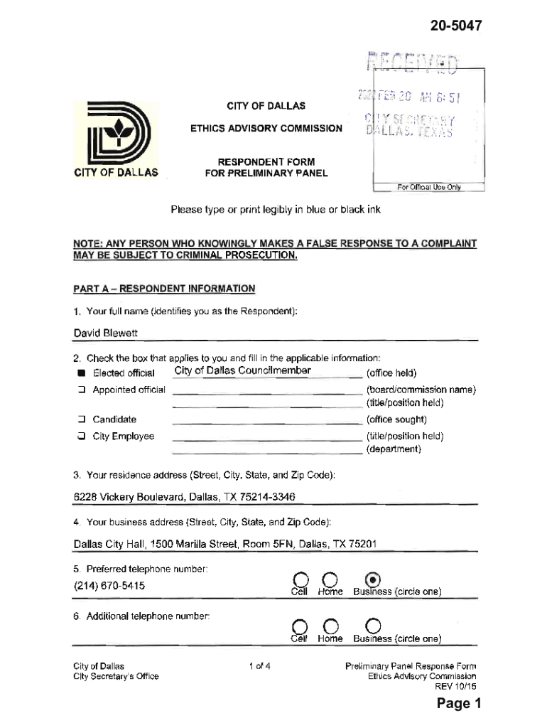 Form preview