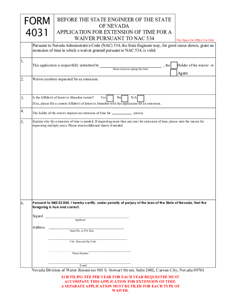 Fillable Online water nv Commerce Tax Forms Nevada Fax Email Print