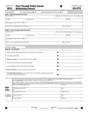Fillable Online Form 592 Pte - Fill Online, Printable, Fillable, Blank ... Fax Email Print ...
