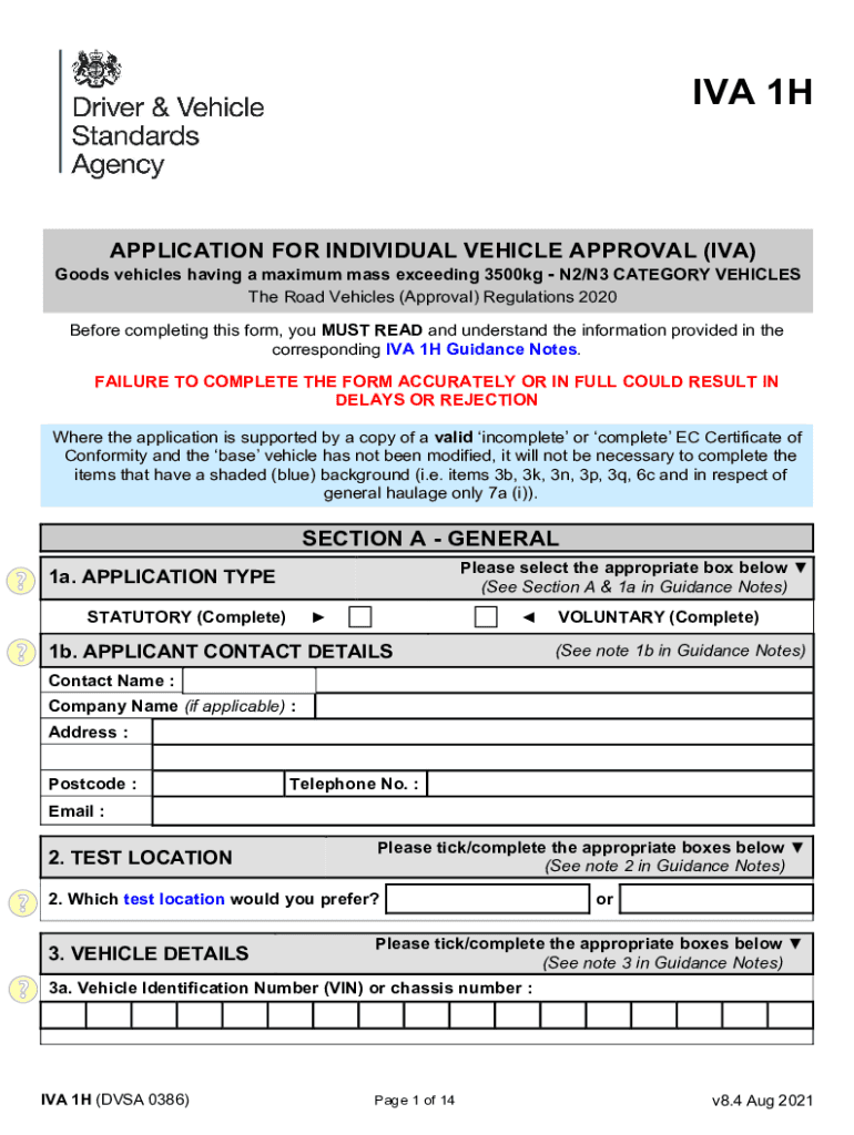 individual vehicle approval Preview on Page 1