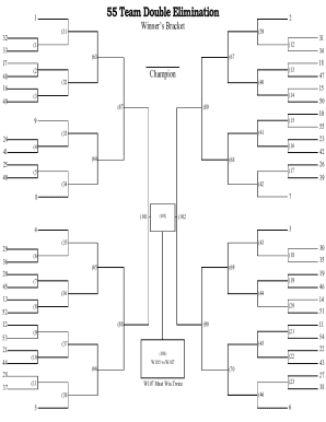 Fillable Online Printable Tournament Brackets - Download & Print Fax ...