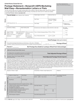 2021-2022 Form USPS PS 3541-1 Fill Online, Printable, Fillable ...
