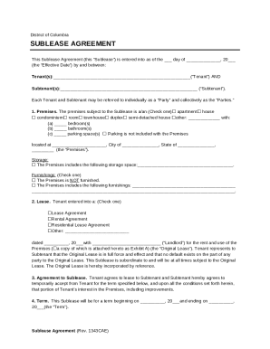 PDF SUBLEASE AGREEMENT - Legal Templates