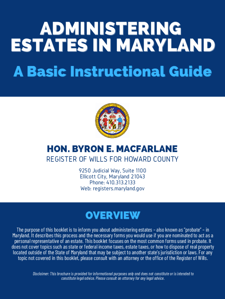 howard county maryland register of wills Preview on Page 1