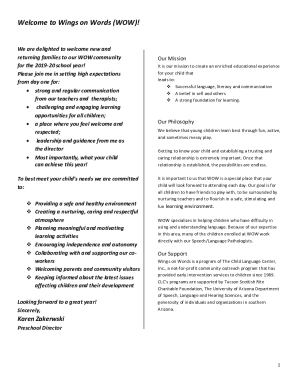 Welcome to Wings on Words (WOW)! - clctucson.org