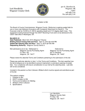 Directions: North of Okay approx. 2 miles turn off State ...