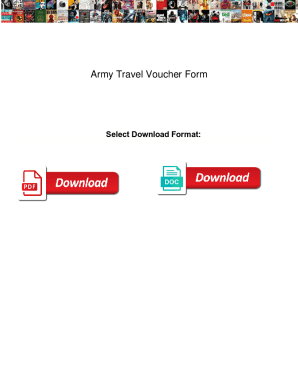 Fillable Online Army Travel Voucher Form. Army Travel Voucher Form ...
