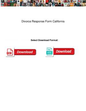 California Divorce Response Form FL-120
