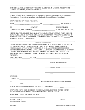 Fillable Online Corporate Power of Attorney form Fax Email Print ...