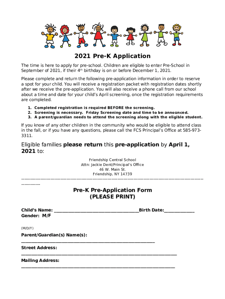 Prek and Kindergarten Registration Baltimore City Public Doc
