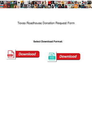 texas roadhouse donation request form