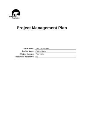 Project Management Plan. Project Name