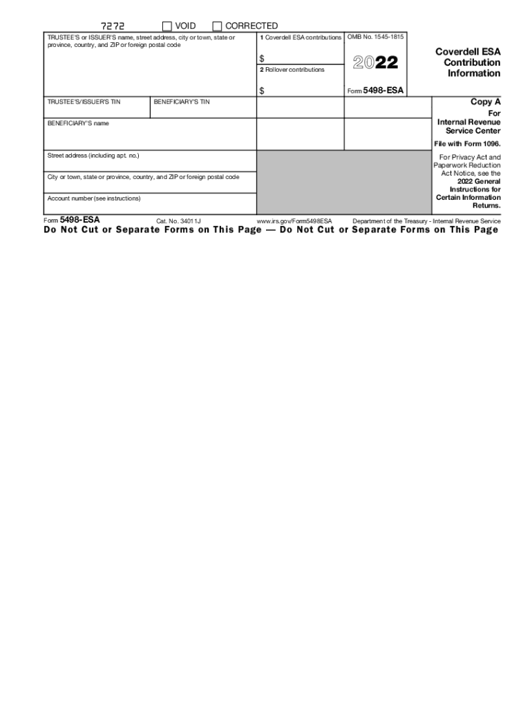 5498 esa 2022 Preview on Page 1