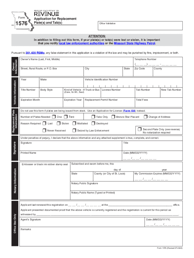 missouri license Preview on Page 1