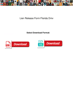 Lien Release Form Florida Dmv. Lien Release Form Florida Dmv zeno