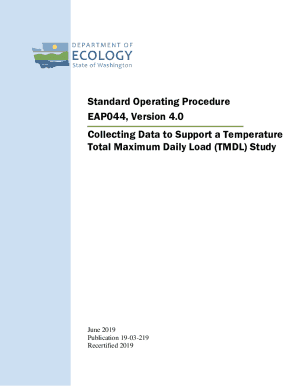 SOP: EAP044 Temp TMDL