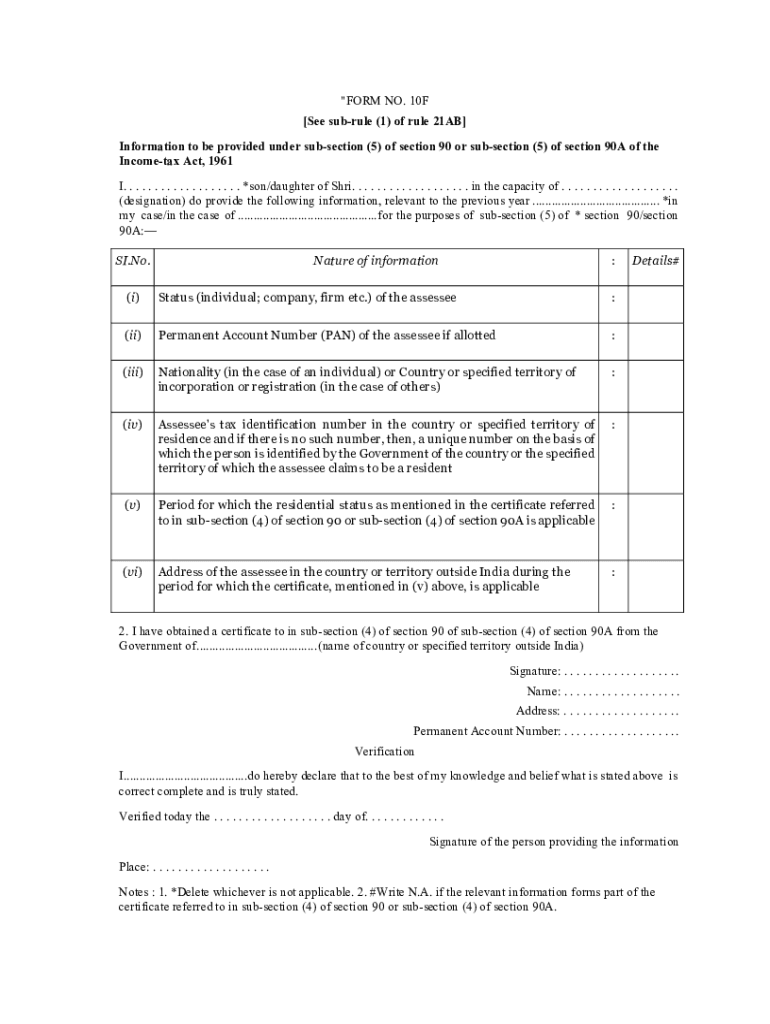 Fillable Online See Sub rule 1 Of Rule 21AB Information To Be fillable-online-see-sub-rule-1-of-rule-21ab-information-to-be