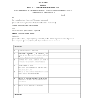 Schedule D - Fill Online, Printable, , Blank - ibbi gov Doc Template ...