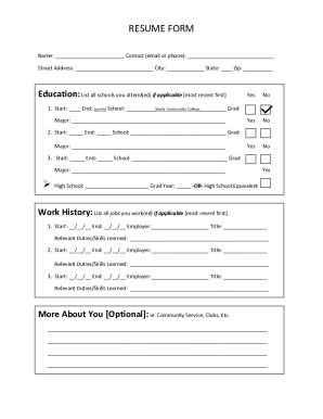 Form preview