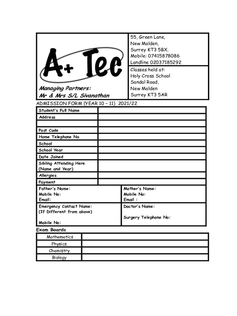 Form preview