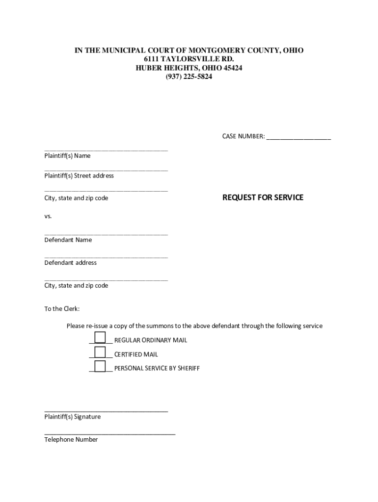 Fillable Online Montgomery County Municipal Court Eastern Division Fax Fillable Online Montgomery County Municipal Court Eastern Division Fax