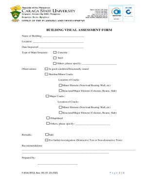 STRUCTURAL ASSESSMENT TEMPLATE - Detroit
