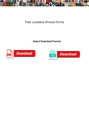 Free Louisiana Divorce Forms. Free Louisiana Divorce Forms officers