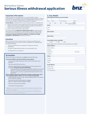 Bnz Kiwisaver Withdrawal Form - Fill Online, Printable