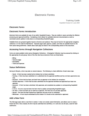 Electronic Forms - University of MissouriSt. Louis