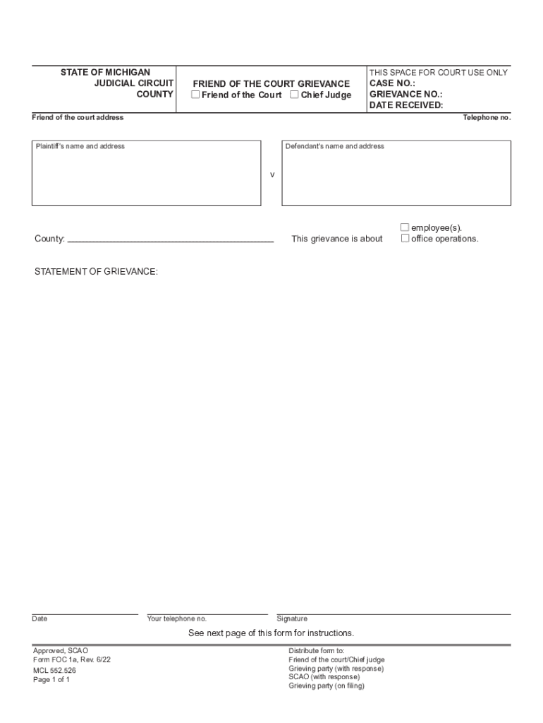employee(s) County: This grievance is about office operations Preview on Page 1