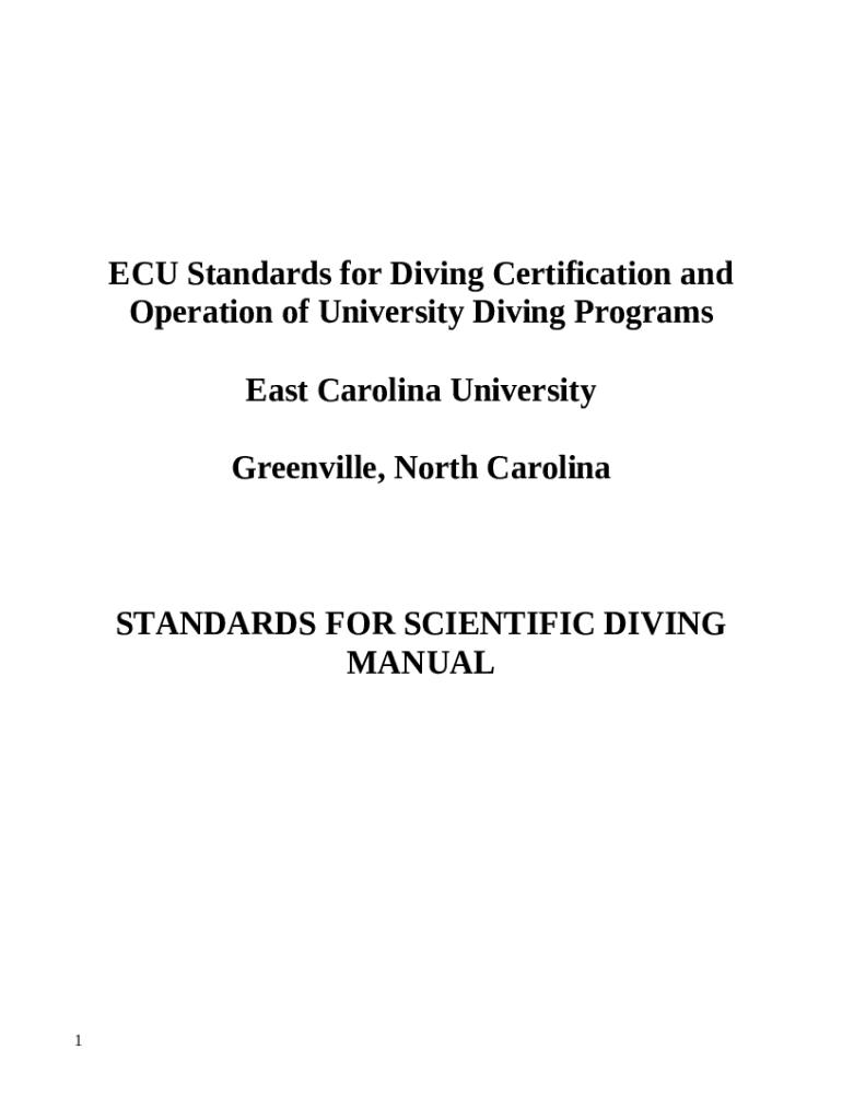 Online m ecu Diving Safety Manual Woods Hole Doc Template pdfFiller