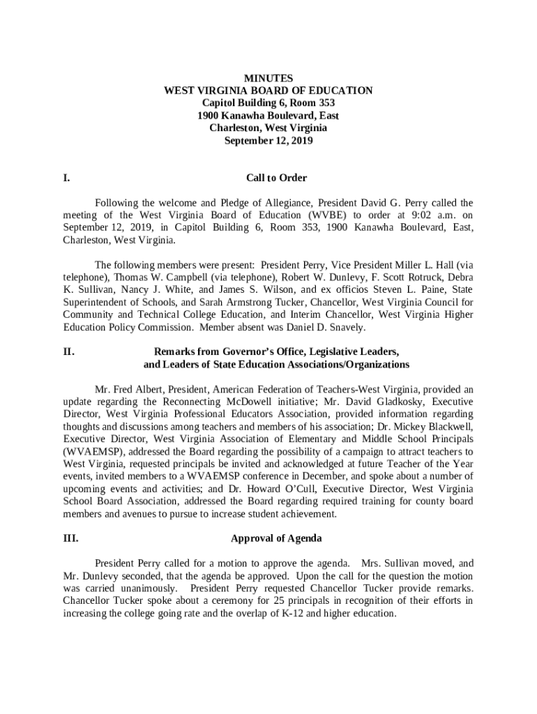 wvde.us - West Virginia Department of Education Doc Template | pdfFiller