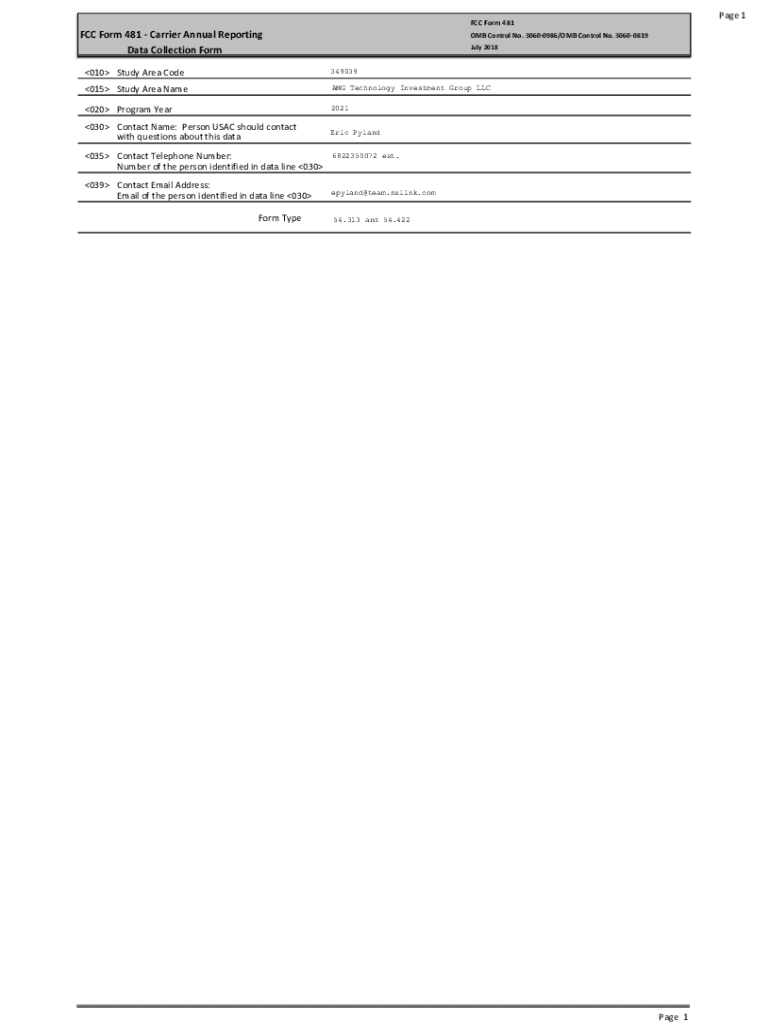 Fillable Online FCC Form 481 FCC Form 481 Carrier Annual Reporting fillable-online-fcc-form-481-fcc-form-481-carrier-annual-reporting