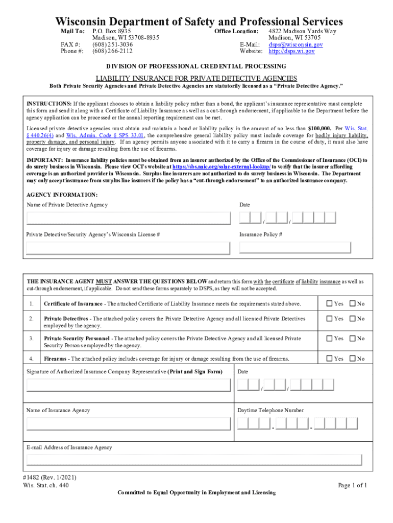 wisconsin dsps insurance Preview on Page 1