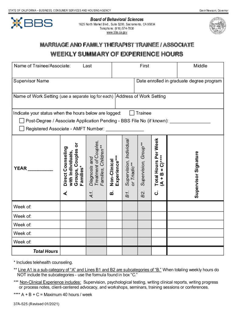 bbs mft hours breakdown Preview on Page 1