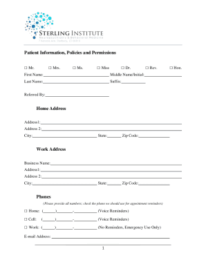 Form preview