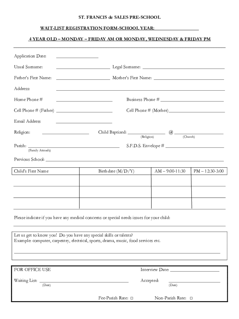 Form preview