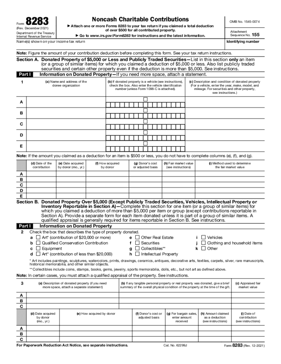 Password Protect Form 8283