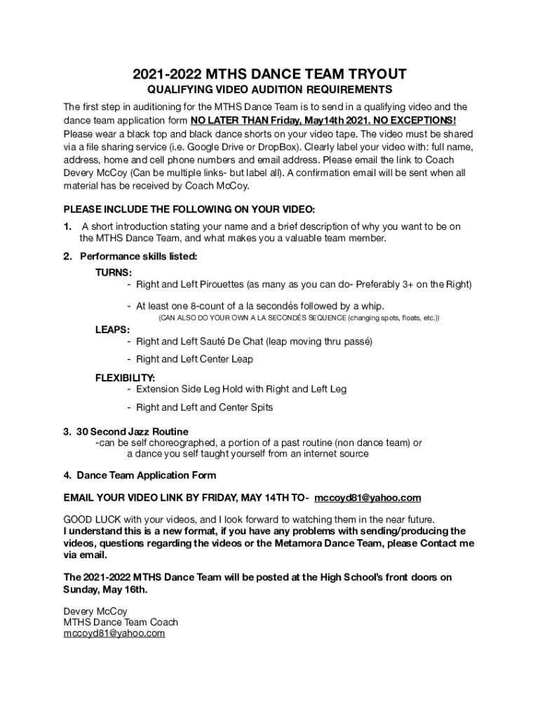 Fillable Online SOLVED DANCE TEAM APPLICATION TEMPLATE on we Fillable Online SOLVED DANCE TEAM APPLICATION TEMPLATE on we