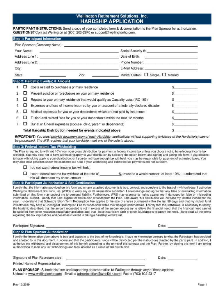 Fillable Online Tsp Hardship Withdrawal Form Fill Out and Sign