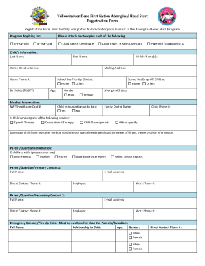 Yellowknives Dene First Nation Aboriginal Head Start ...