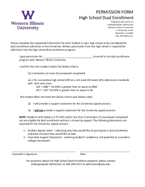 Fillable Online TRANSCRIPT RELEASE High School Dual Enrollment Fax ...