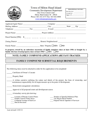 Family Compound Application. Family Compound Application