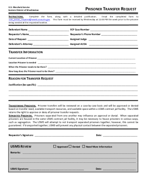 Complete the form, along with a detailed justification