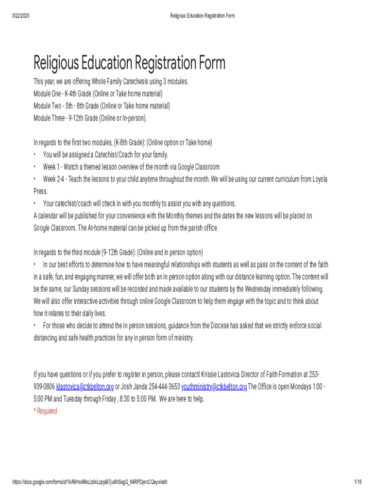 Form preview