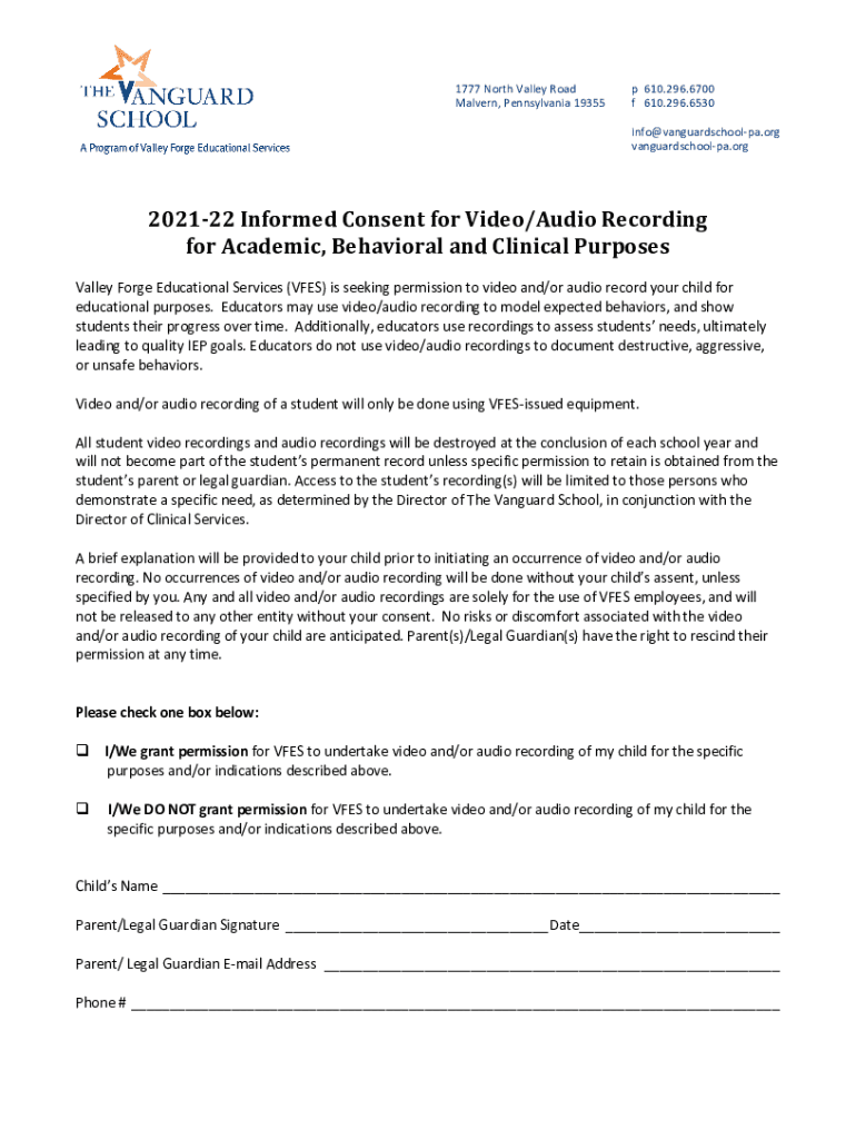 Fillable Online vfes 1777 North Valley Road - vfes Fax Preview on Page 1